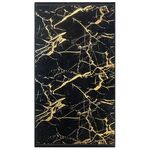 Dywan drukowany Neva petra folia 120 x 160 cm czarno-złoty