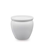 Donica ceramiczna Muza 5 J1500 28 cm biały