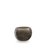 Donica ceramiczna Kula 3 R2223 13 cm szary