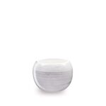 Donica ceramiczna Kula 3 J1536 13 cm biały z czarnym