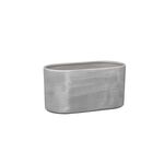 Osłonka ceramiczna Capri Mini R2224 25,0 x 13,5 cm szara