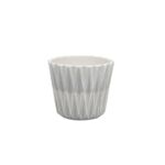 Osłonka ceramiczna Geometric 2 R2224 16,5 cm szara