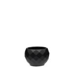 Osłonka ceramiczna Mona 2 M1405 15,5 cm czarny mat