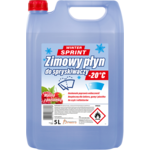 Zimowy płyn do spryskiwaczy 5 l -20 C° malina z poziomką Winter Sprint