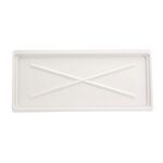 Tacka do suszarki biała szeroka utwardzana 50 x 22,5 cm