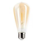 Żarówka LED ORO-E27-ST64-FL-AMBER-1,3W-WW