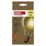 Żarówka LED Vintage G95 4,5W(40W) 420lm E27 ciepła +