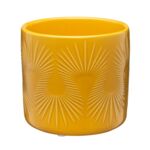 Osłonka ceramiczna OLIMPIA 12 cm 28575 żółty