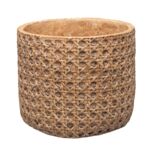 Osłonka ceramiczna BOHO RATTAN 18 cm 28664 beż