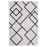 Dywan drukowany KOGA fake mink 120 x 160 cm biały