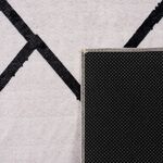 Dywan drukowany KOGA fake mink 160 x 230 cm biały