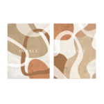 Obraz Canvas Set 2x 32 x 42 ST762 Inhale