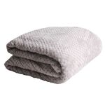 Koc MANA 150 x 200 cm jasny szary