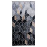 Dywan drukowany ARNO petra 80 x 140 cm czarny