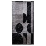 Dywan drukowany MINO petra 80 x 140 cm czarny