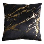 Poszewka STORM 45 x 45 cm czarno-złoty