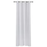 Firanka z kółkami GAJA, 290 x 160 cm, kolor biały