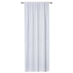 Firanka z taśmą ZOJA, 140 x 260 cm, kolor biały