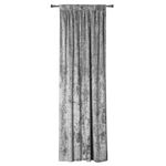 Zasłona na taśmie FROSTY 140 x 260 cm, srebrna