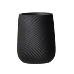 Kubek RIBS 8 x 8 x 10 cm czarny