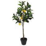 Sztuczny kwiat w doniczce CYTRYNA 90 cm