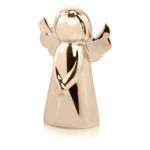 Figurka ceramiczna Aniołek złoty 12 cm