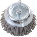 Szczotka doczołowa ścierna fi 50 mm trzpień 6 mm Proline