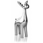 Figurka ceramiczna Renifer srebrny 28 cm