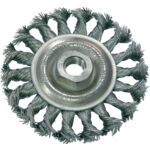 Szczotka tarczowa z drutu stalowego skręcanego fi 125 mm m14 Proline