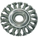 Szczotka tarczowa z drutu stalowego skręcanego fi 115 mm Proline