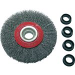 Szczotka tarczowa z drutu stalowego falistego fi 125 mm Proline