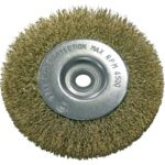 Szczotka tarczowa z drutu stalowego mosiądz fi 150 mm Proline
