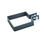 Obejma początkowa ocynk antracyt struktura 10 x 10 cm Polbram