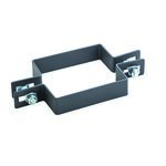 Obejma narożna ocynk antracyt struktura 10 x 10 cm Polbram