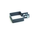 Obejma początkowa ocynk antracyt struktura 7 x 7 cm Polbram