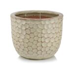 Donica mrozoodporna kremowa 31 cm