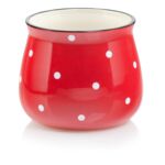 Osłonka ceramiczna czerwona 10 cm