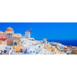 Obraz na płótnie 120 x 50 cm Santorini