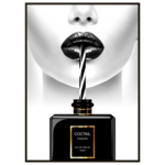 Obraz w czarnej ramie 50 x 70 cm Perfume