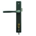 Klamka z szyldem ocynk antracyt struktura Polbram