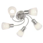Plafon Gordon nikiel mat 5x E14