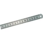 Przymiar stalowy sztywny dwustronnie skalowany 330 x 28 mm