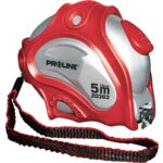 Miara zwijana 5 m x 19 mm dwustronna biała magnes nylon CE Proline