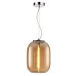 Lampa wisząca Emily amber E27 40W
