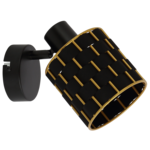 Kinkiet Thiago czarny 1x E14 40W