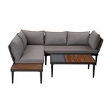 Zestaw ogrodowy Apex 2 sofy i stolik