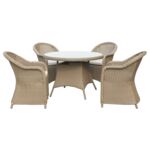 Zestaw ogrodowy Ember stół i 4 fotele