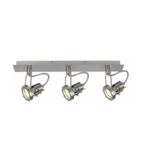 Listwa Fiji satyna 3x GU10 max 50W bez żarówek