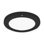 Plafoniera z czujnikiem ruchu OLGIERD LED C MVS 24 W black cct strühm