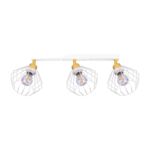 Lampa sufitowa DEBE KingBerry 3xE27 10 W biały/złoty